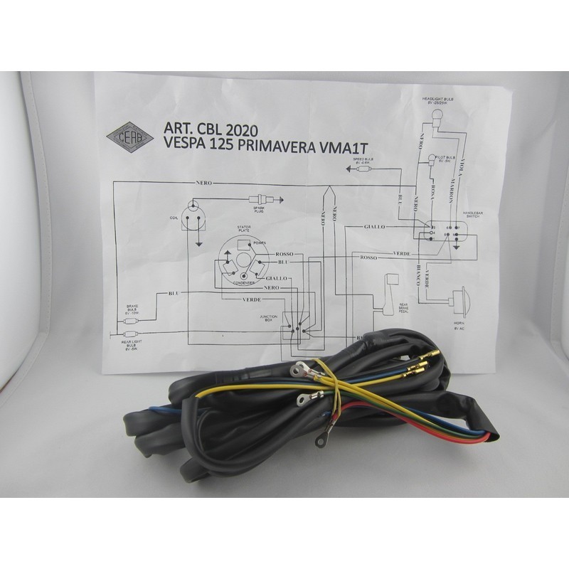 IMPIANTO ELETTRICO VESPA...