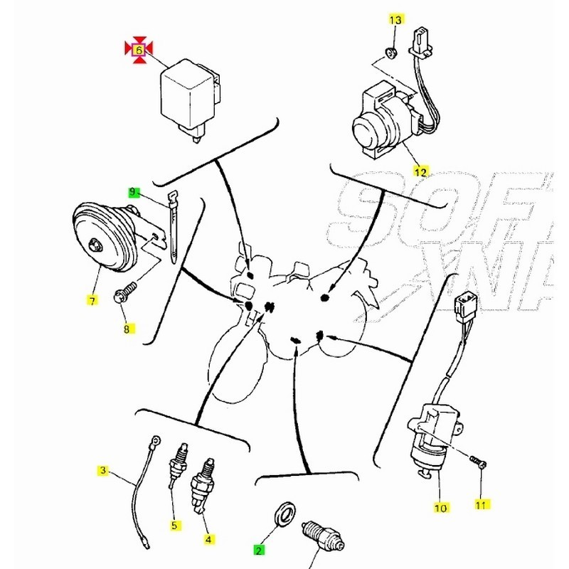 Relee frecce Yamaha XT 660 YZF