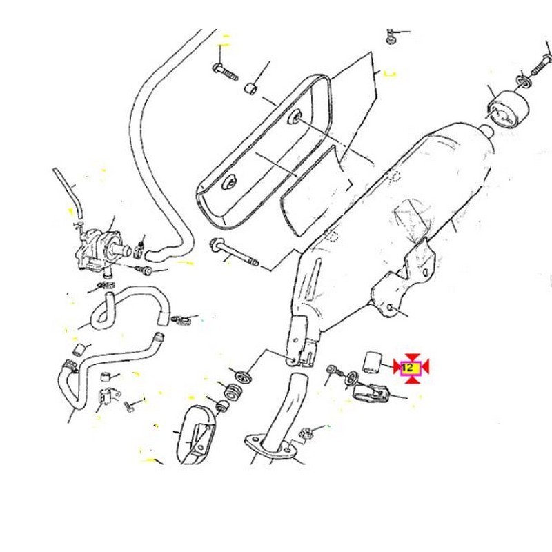 Guarnizione marmitta Yamaha...