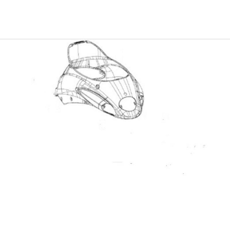 Carena posteriore grigio...