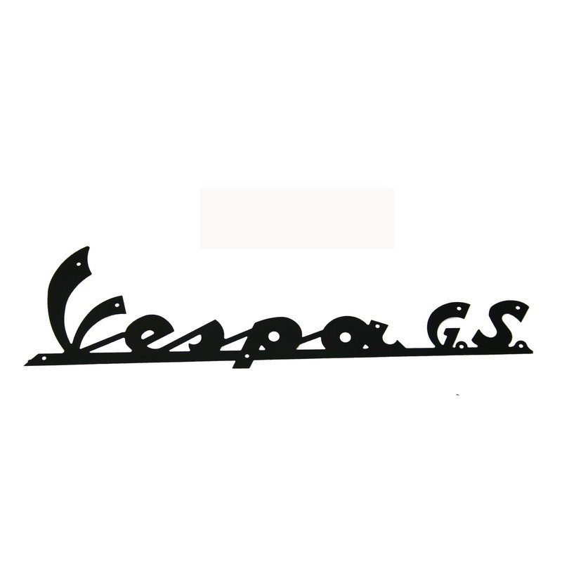 Targhetta vespa GS nera