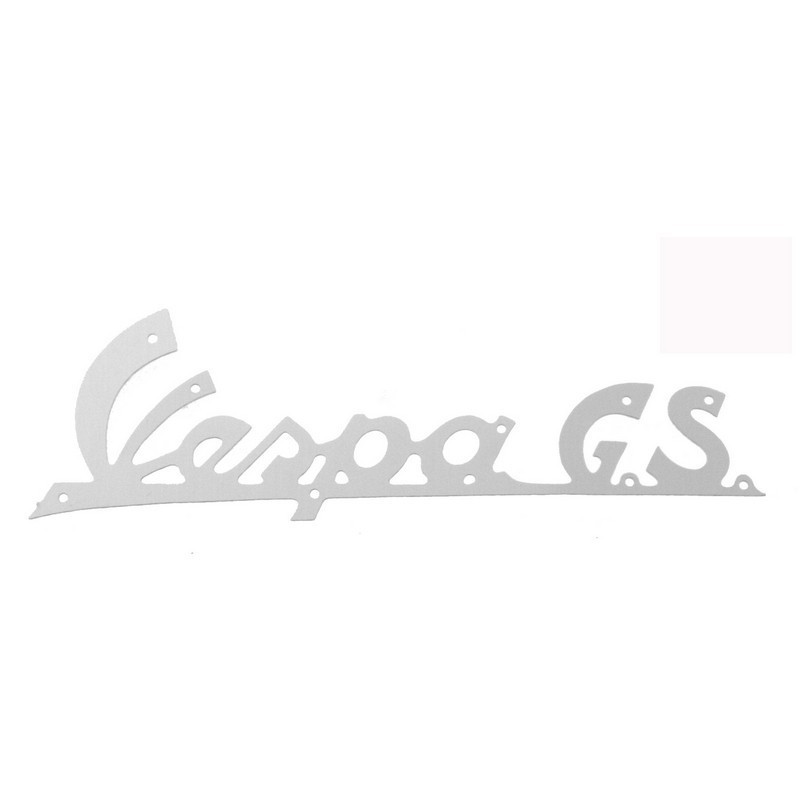 Targhetta vespa gs argento...