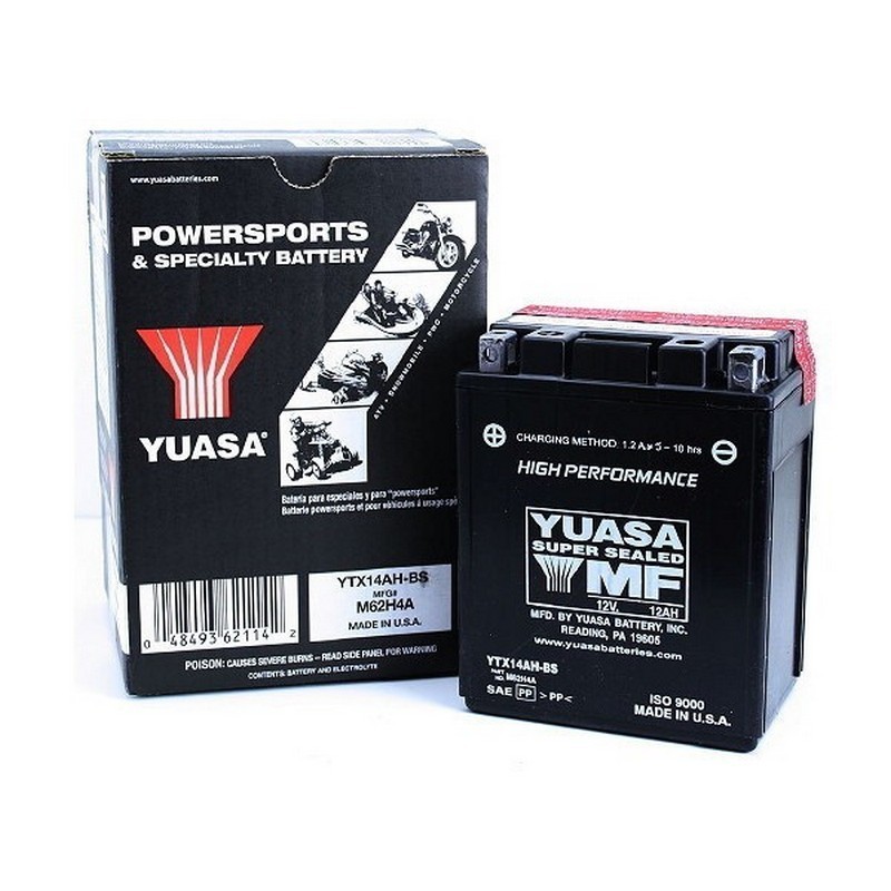 BATTERIA YUASA YTX14AH-BS