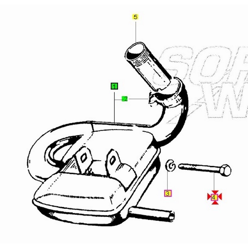 Bullone fissaggio marmitta...