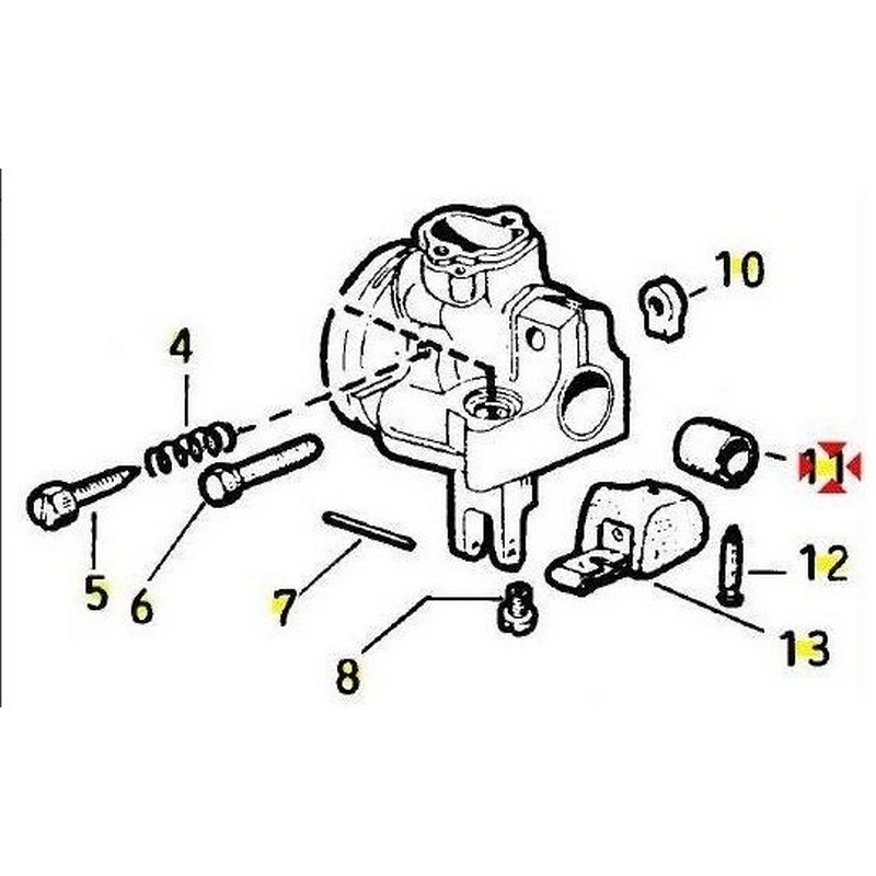 Boccola innesto carburatore...