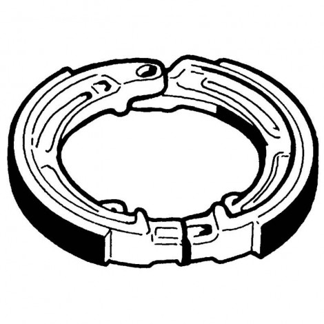 Coppia ceppi freno - anteriore