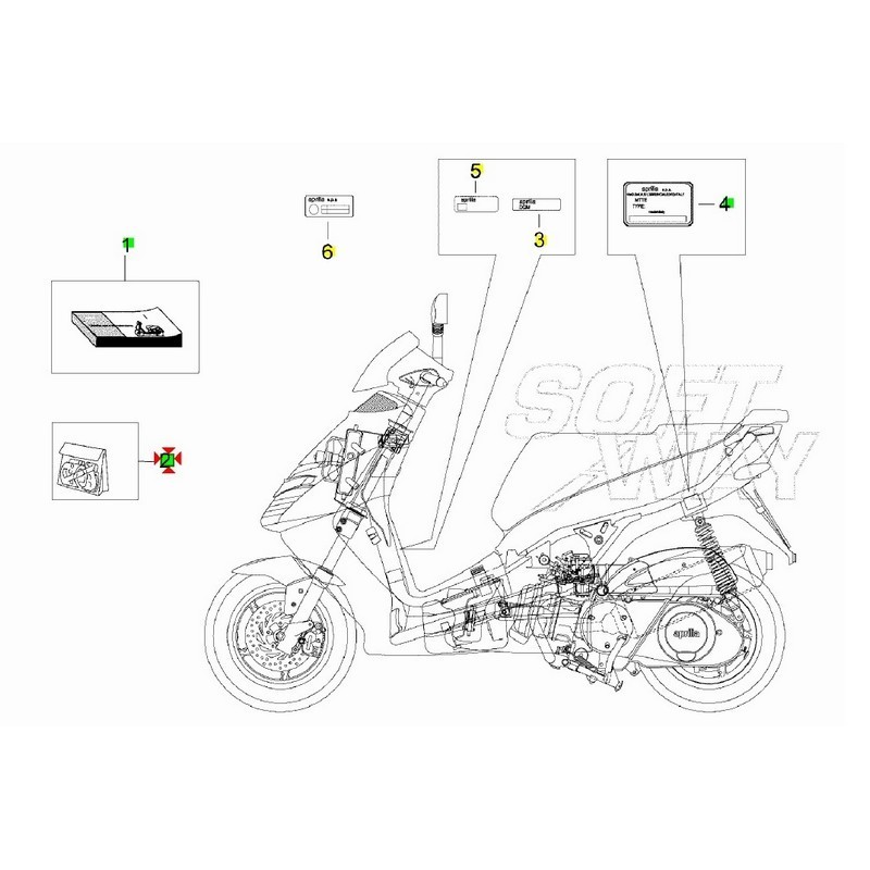 Serie emblemi Decalco...