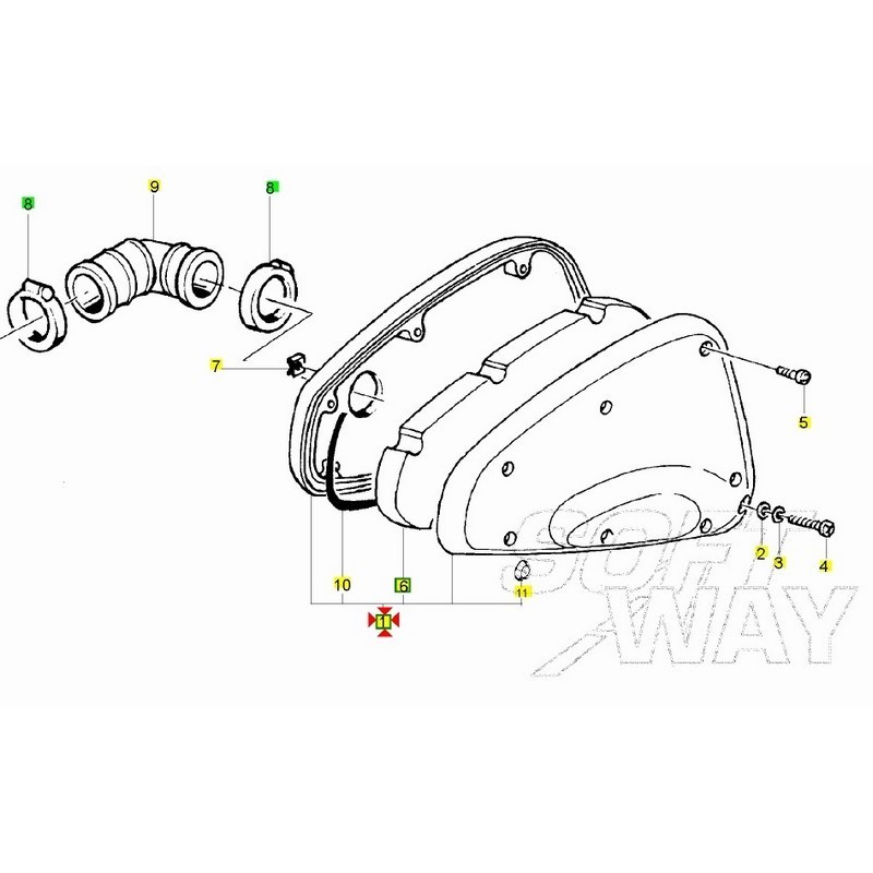 Filtro aria completo...