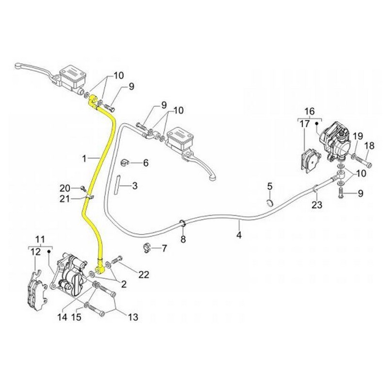 Tubo olio freno anteriore...
