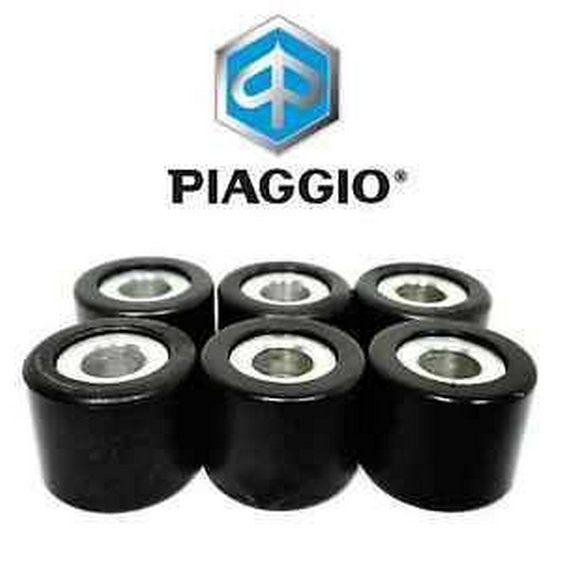 19x15.5x6.5 Bando Bando Kit 6 Rulli Variatore Piaggio Liberty RST 2T 50 2004>2005 