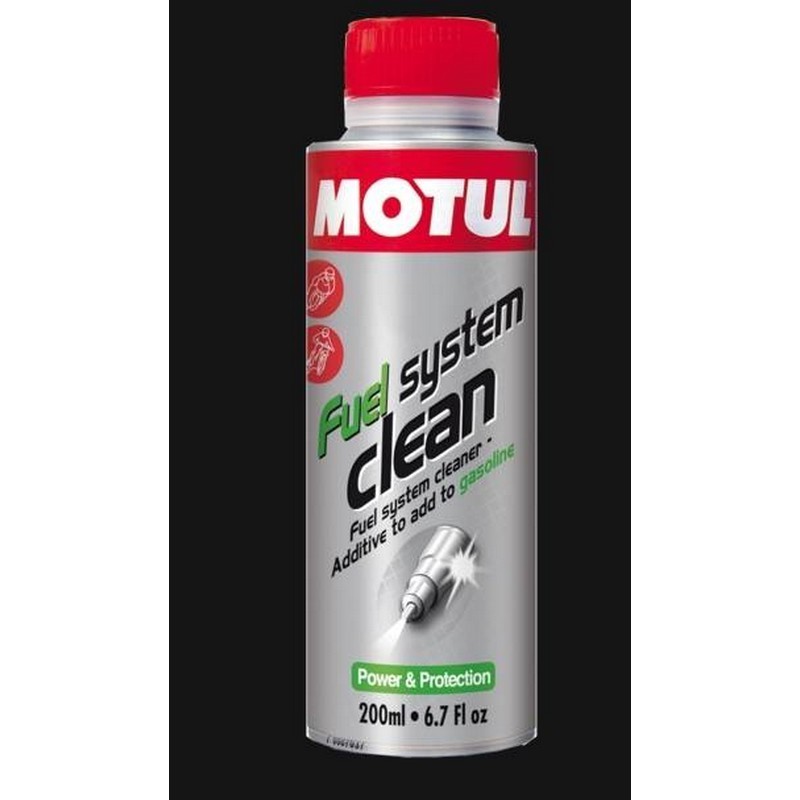 Fuel system clean moto...