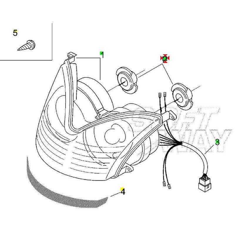 Portalampada Aprilia...