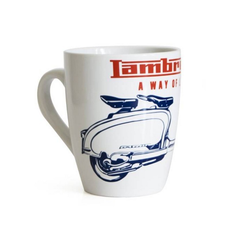 Tazza  fiancata Lambretta Blu