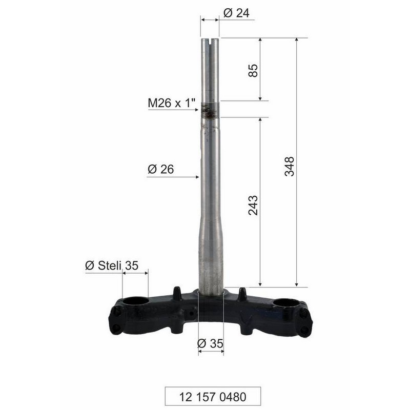 Testa forcella per Honda...