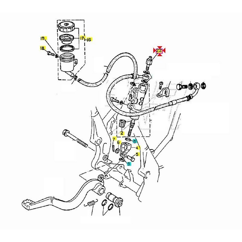 INTERRUTTORE STOP YAMAHA...