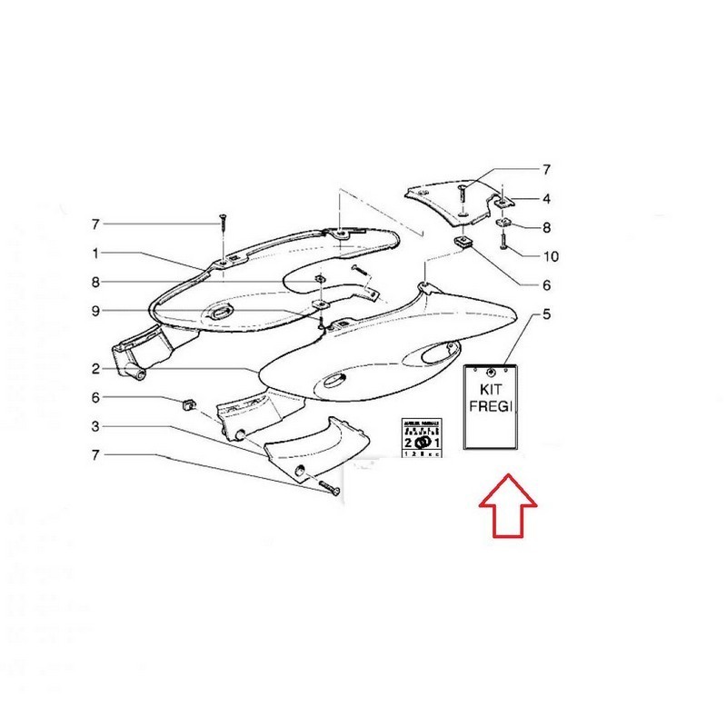 SERIE EMBLEMI GILERA...