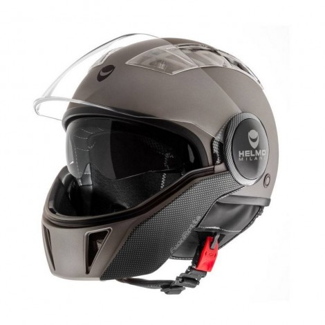 Casco Fuorirotta Helmo Milano Matt Titanio
