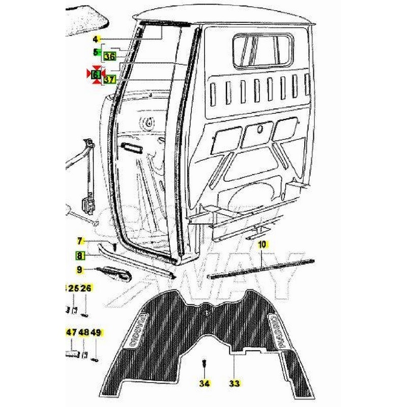 Guarnizione porta sinistra...