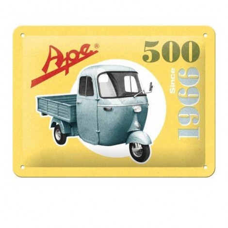 Cartello 15 x 20 cm Ape 500...