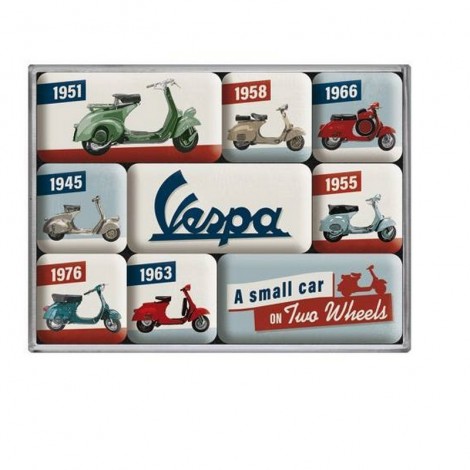 Set di 9 magneti a tema...