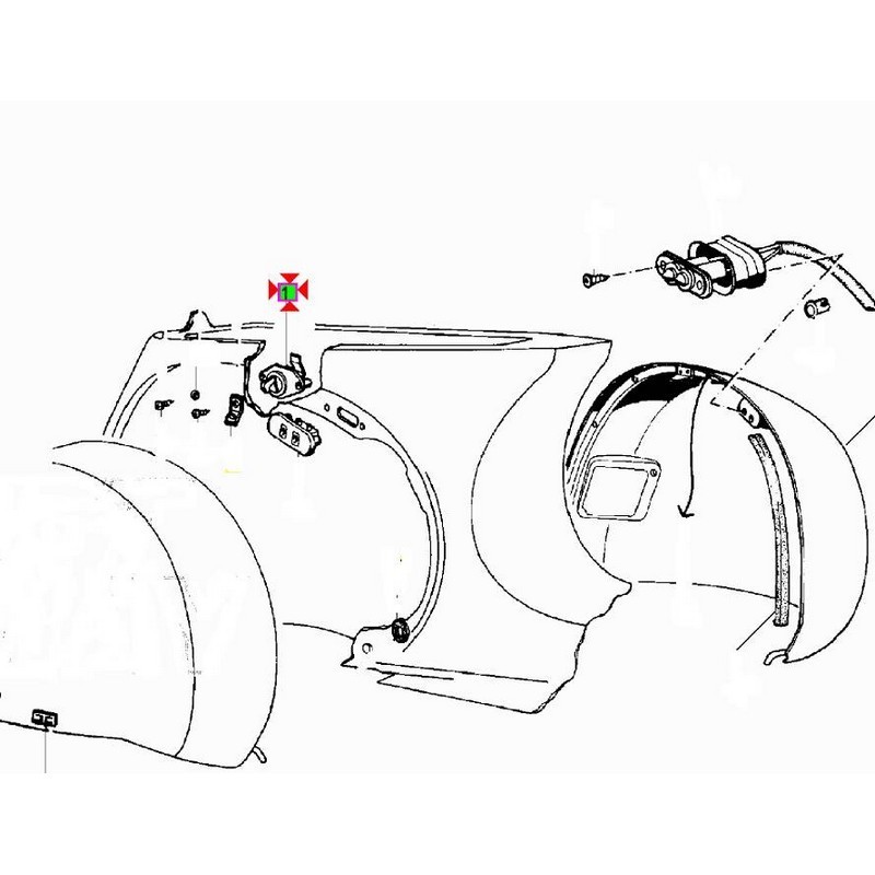 Serratura Cofano Sinistro...