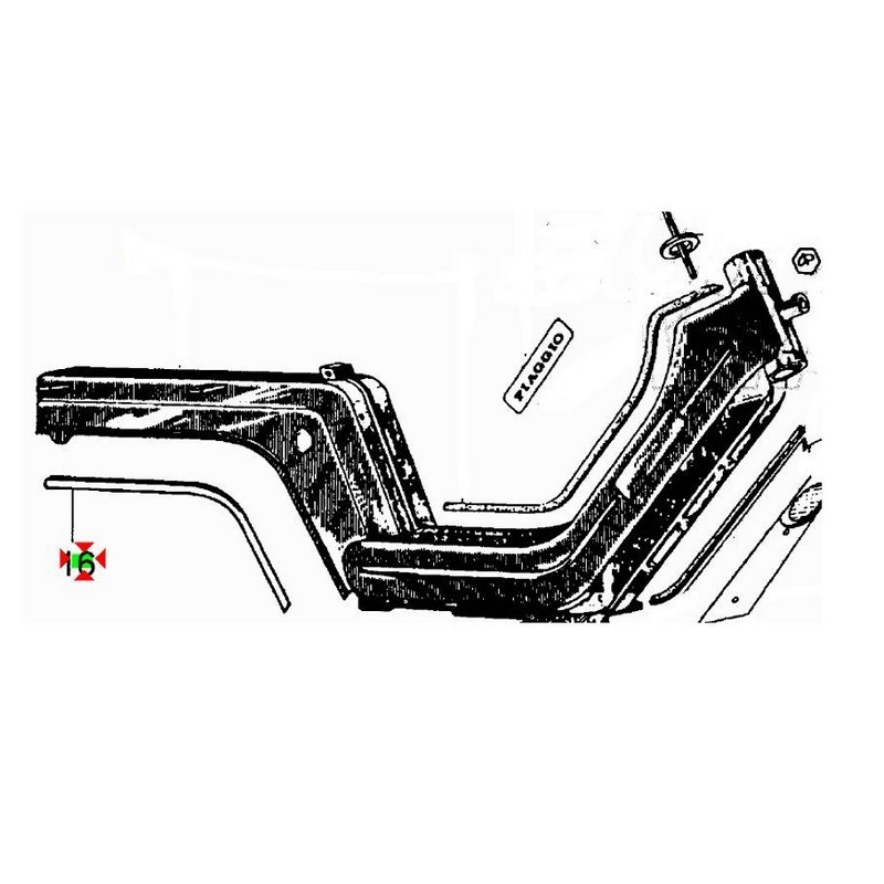 Bordino telaio posteriore...