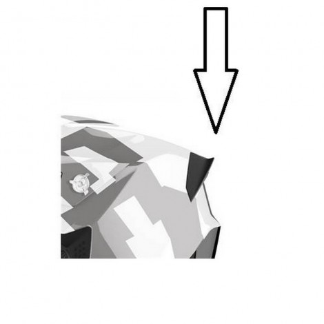 Spoiler posteriore black...