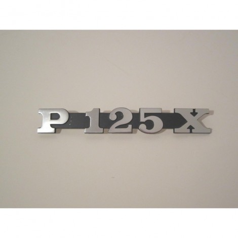 Targhetta " P 125 X"