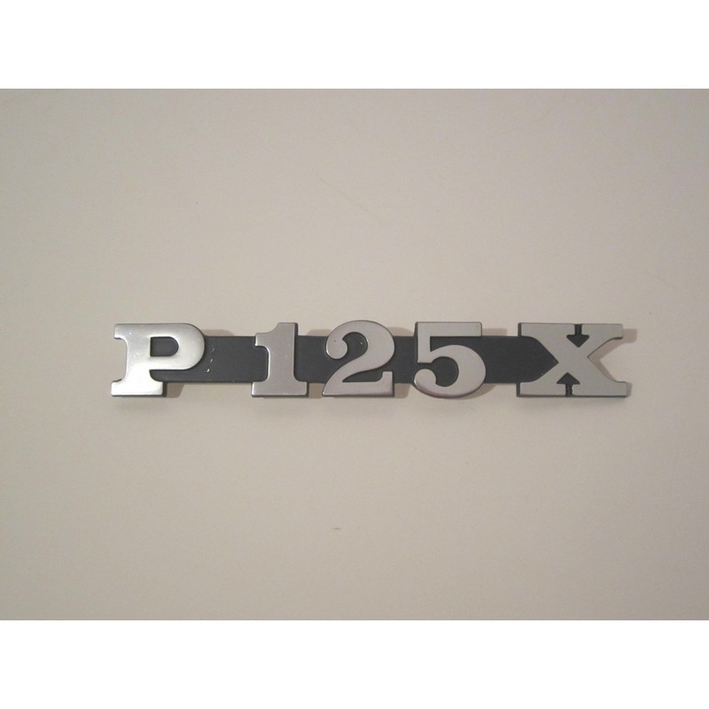 Targhetta " P 125 X"
