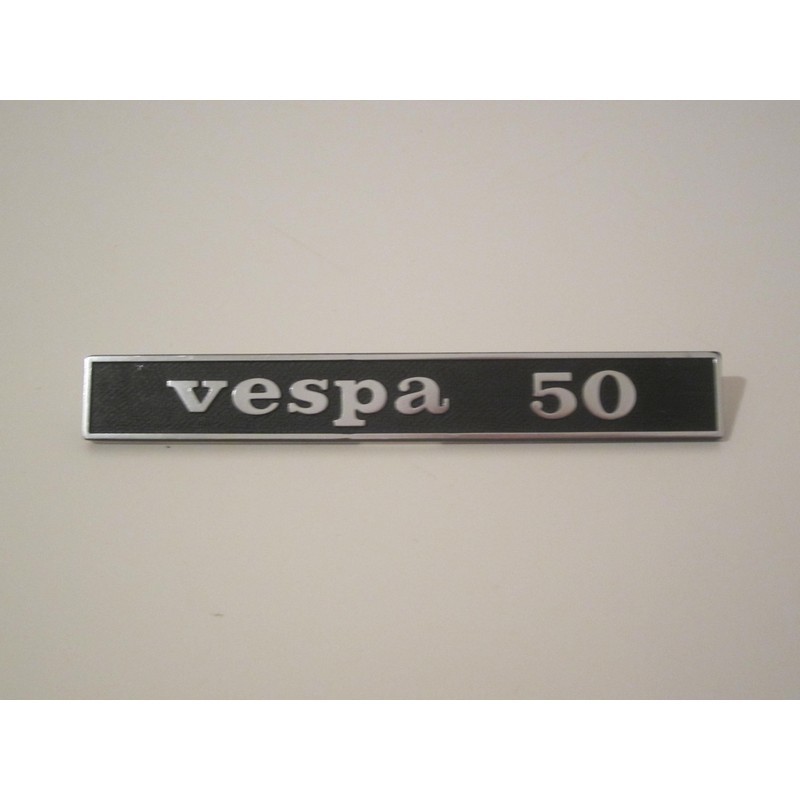 Targhetta " vespa 50"