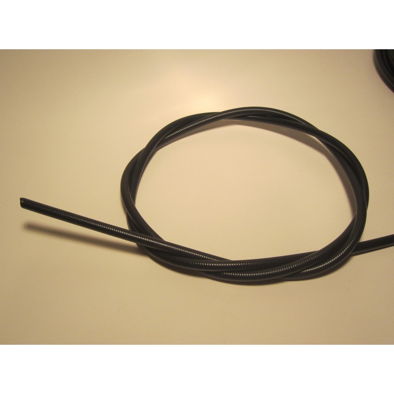 Guaina nera da 7 mm  conf....