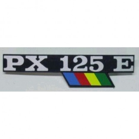 Targhetta " PX125E " con...