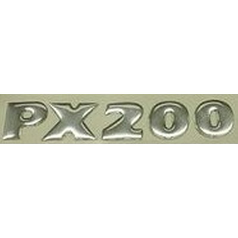 Targhetta laterale  " PX200 "