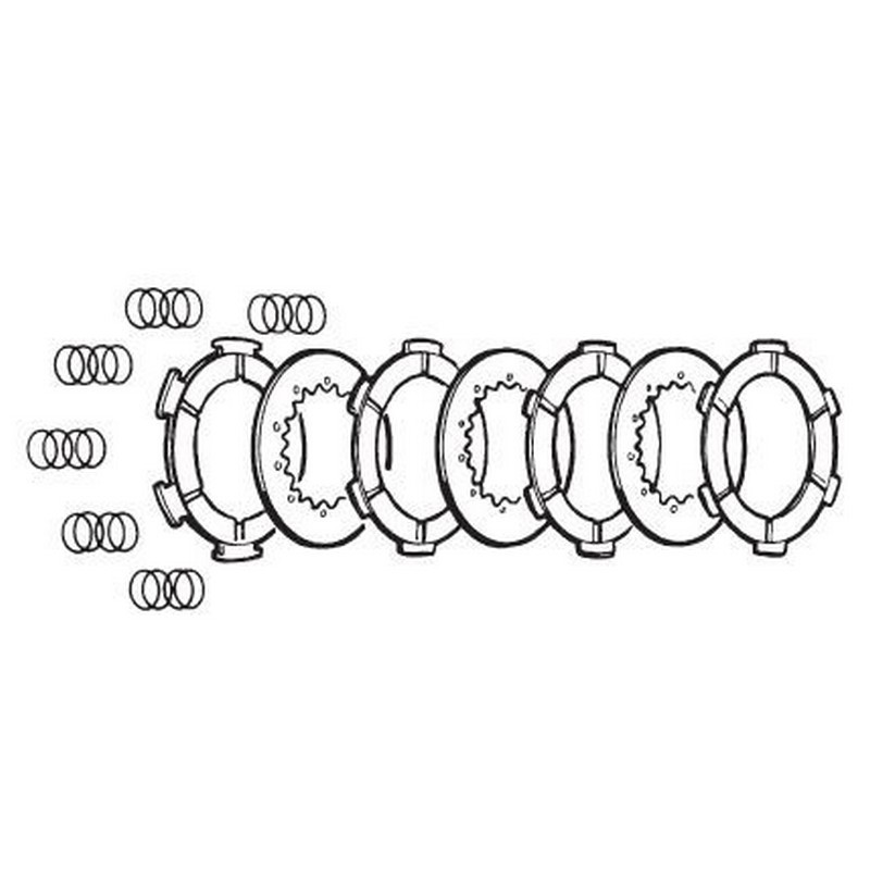 Serie dischi frizione Vespa...