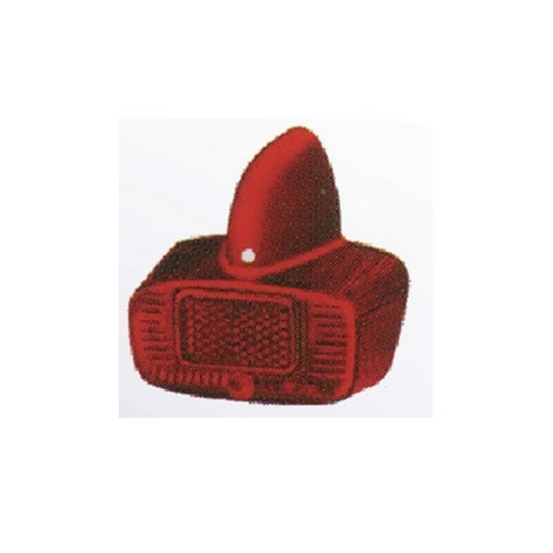 Corpo luminoso rosso Vespa...