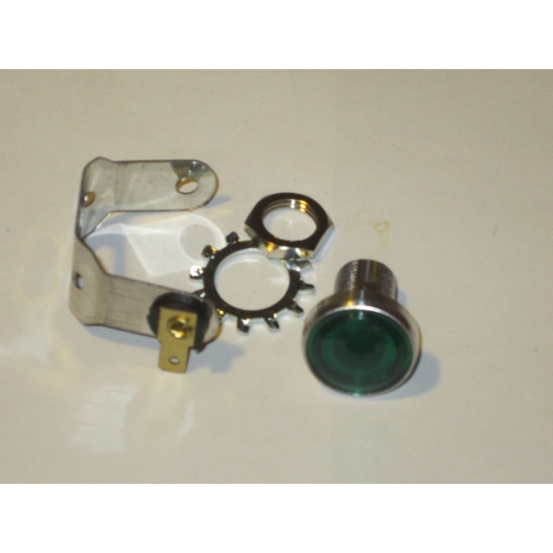 Spia Luci verde manubrio...