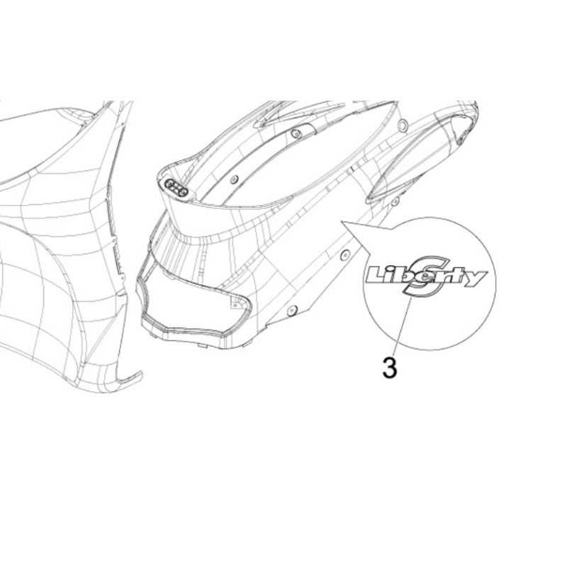 Set di adesivi Piaggio...