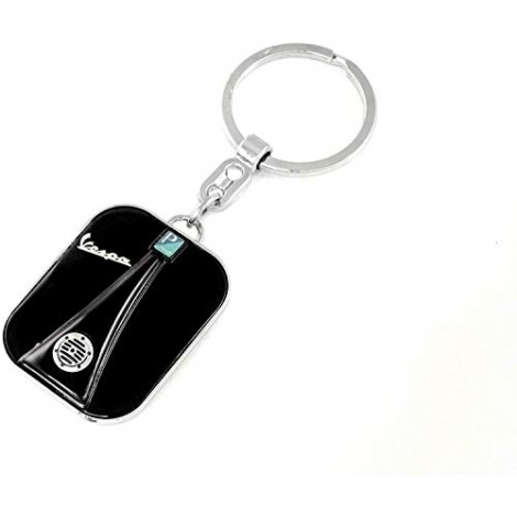Portachiavi scudo "Vespa" nero