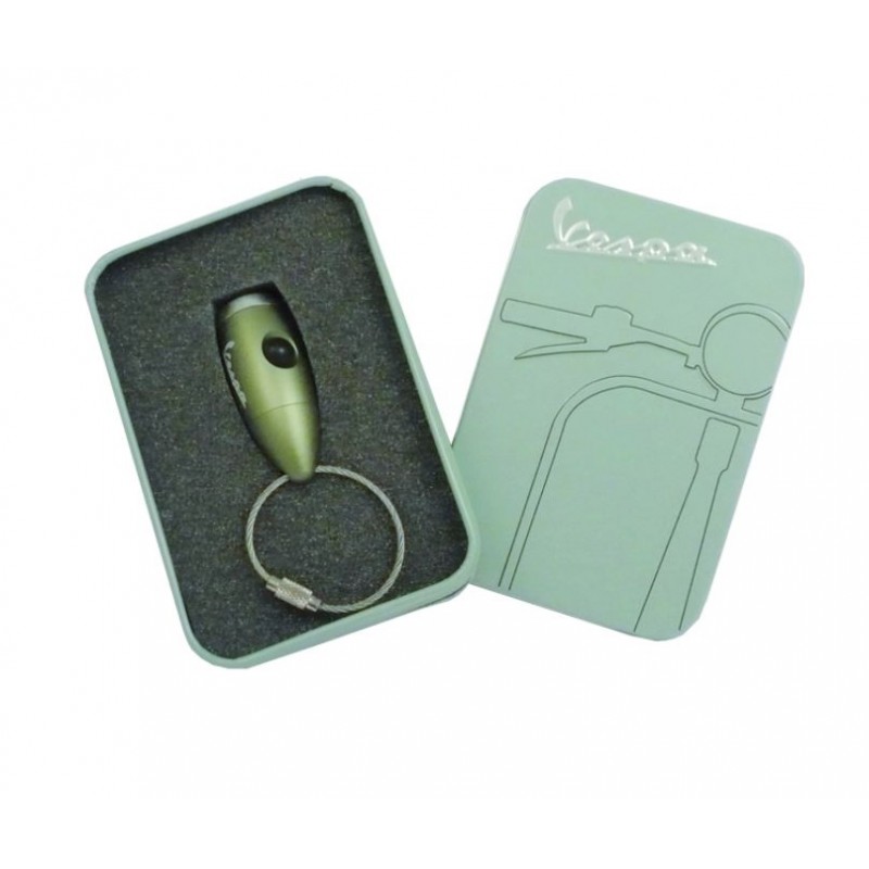PORTACHIAVI LED VERDE VESPA