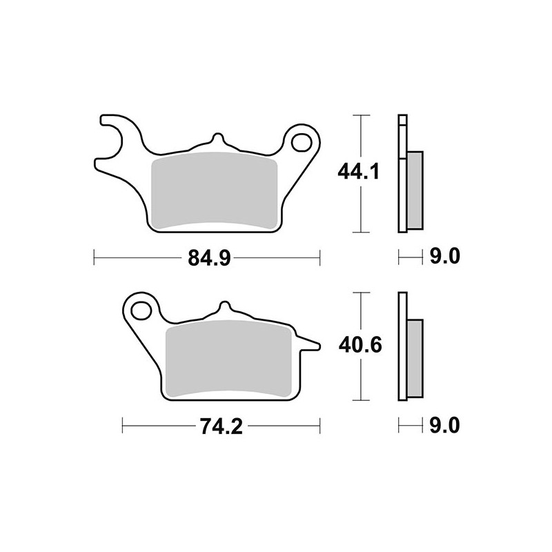 PASTIGLIE FRENO SBS 223HF...