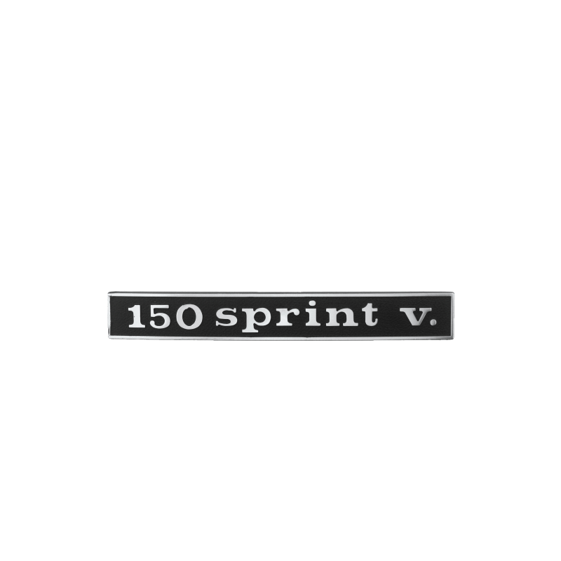Targhetta " 150 sprint v. "