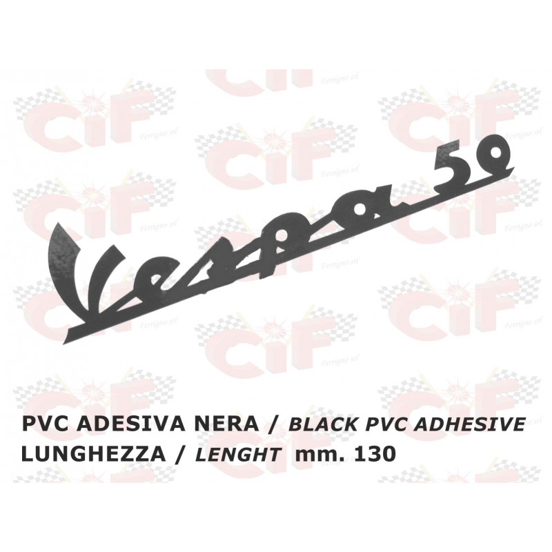 TARGHETTA "VESPA 50" PVC...