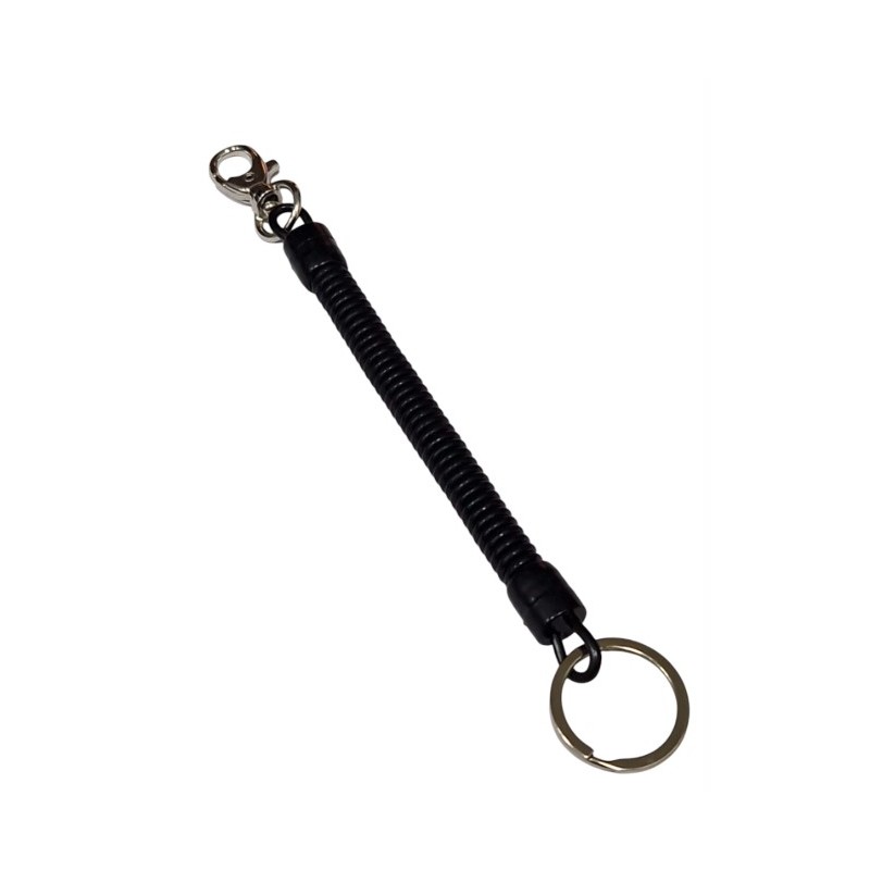 Portachiavi a spirale nero...