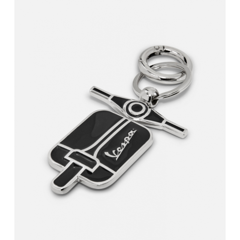 Portachiavi Vespa nero Dec...