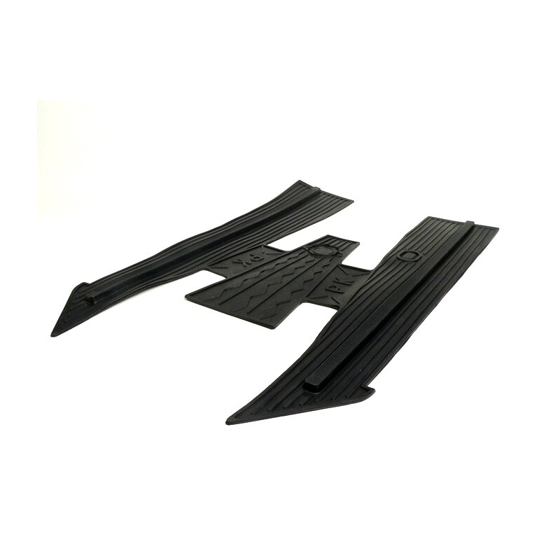 Tappeto in gomma nero per...