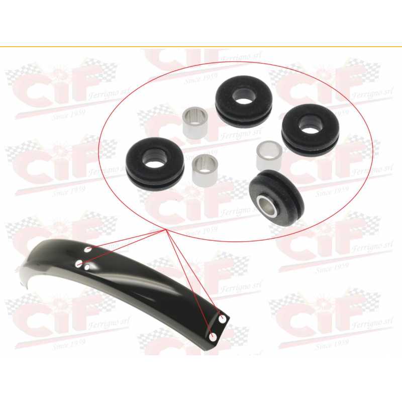 SET 4 GOMMINI + 4...