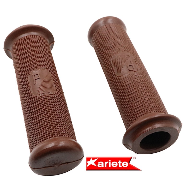 COPPIA MANOPOLE MARRONI...