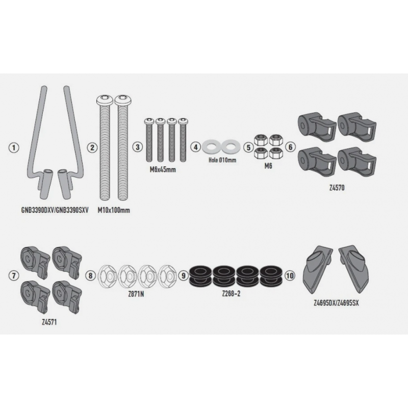 GIVI A5623A ATTACCHI PER...