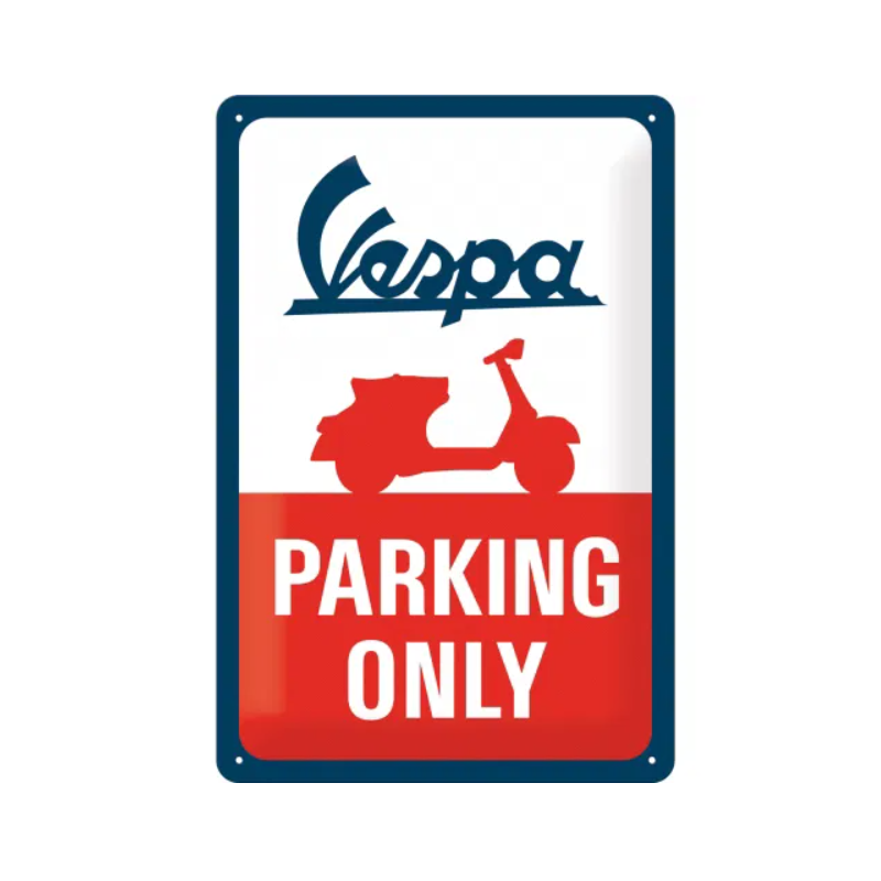 Cartello 20 x 30 cm, Vespa...