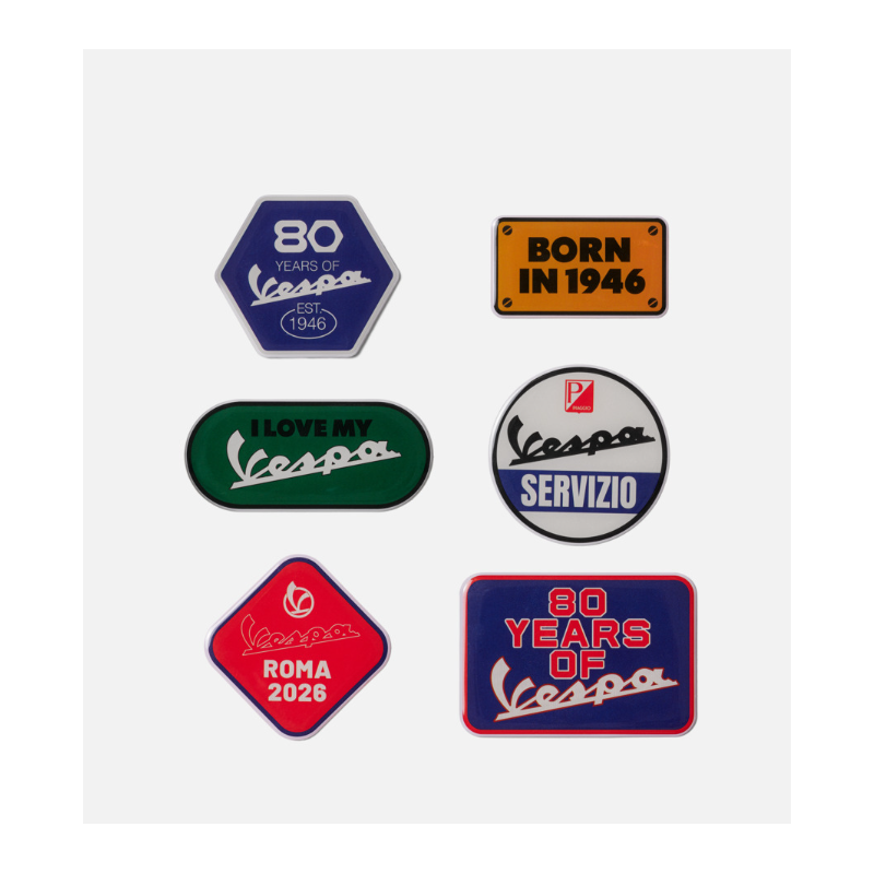 Stickers set 80 year of...